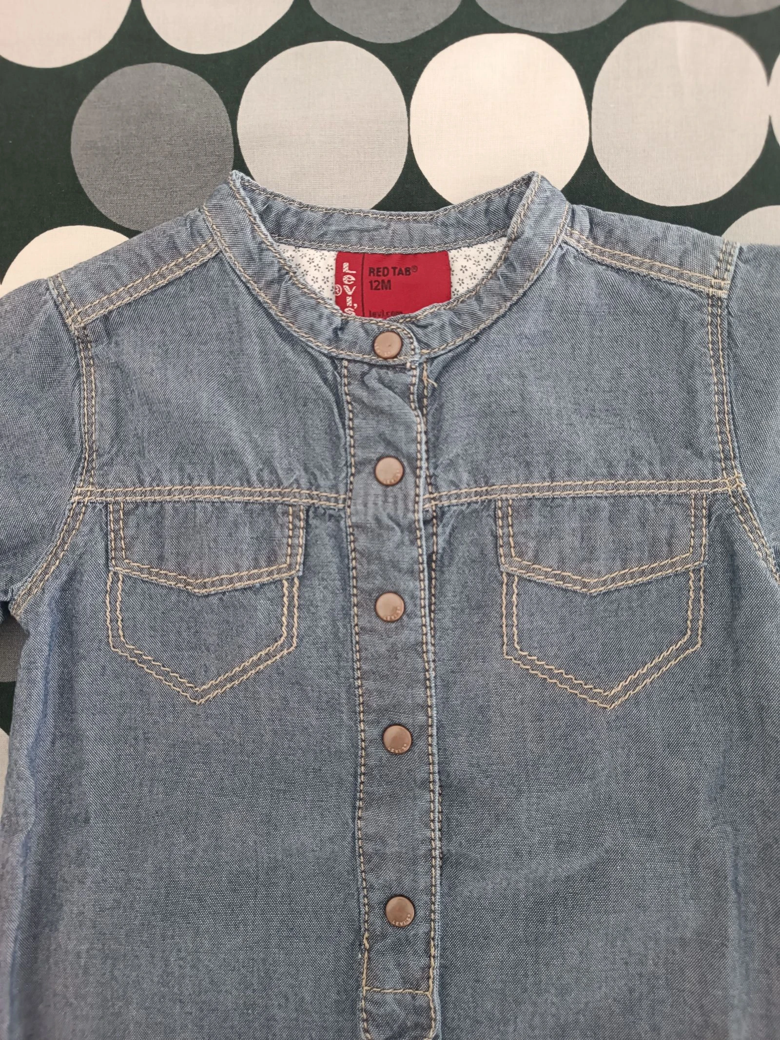 Levi's fine denim style dress 12 months – photo 3